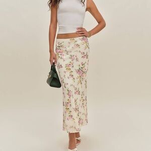 Reformation Petites Layla Skirt in Posy Sz 4P